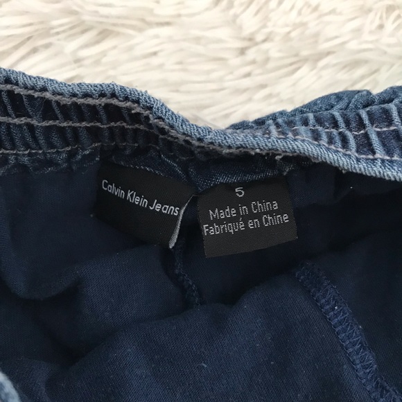 💃🏾 Calvin Klein Toddler Girl Flare Denim Skirt - Picture 4 of 4